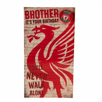 FC Liverpool urări pentru ziua de naștere Birthday Card Brother