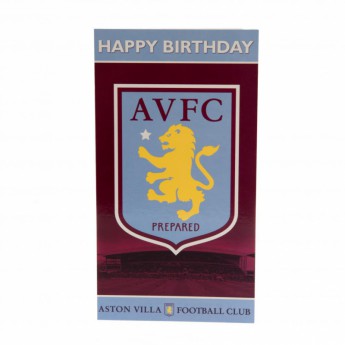 Aston Villa urări pentru ziua de naștere Birthday Card