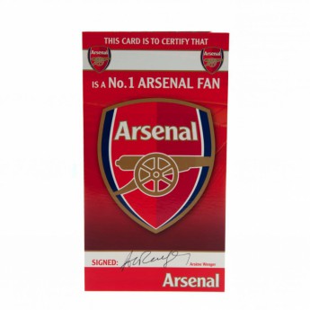 FC Arsenal urări pentru ziua de naștere Birthday Card No 1 Fan