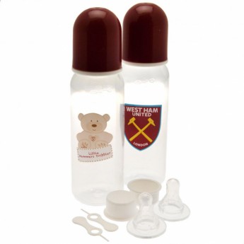 West Ham United biberon de copii 2pk Feeding Bottles
