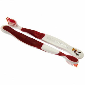 West Ham United periuțe de dinți pentru copii Twin Pack Toothbrush Junior