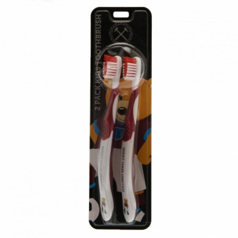 West Ham United periuțe de dinți pentru copii Twin Pack Toothbrush Junior