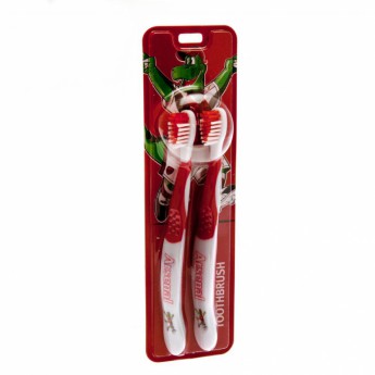 FC Arsenal periuțe de dinți pentru copii Twin Pack Toothbrush Junior