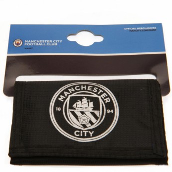 Manchester City portofel din nailon black Nylon Wallet