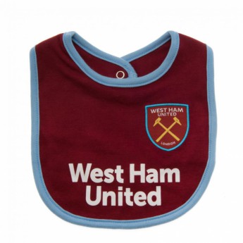 West Ham United bavetă de copii 2 Pack Bibs