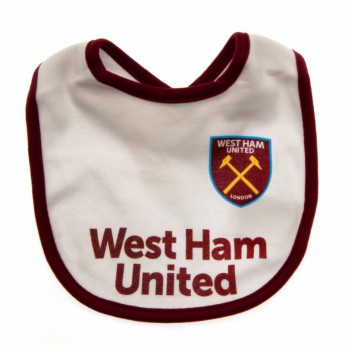 West Ham United bavetă de copii 2 Pack Bibs