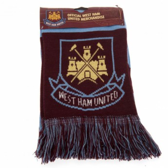 West Ham United eșarfă de iarnă Bar Scarf CT