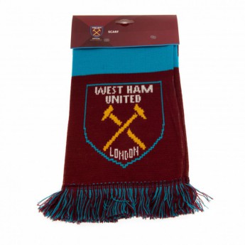 West Ham United eșarfă de iarnă Bar Scarf WH