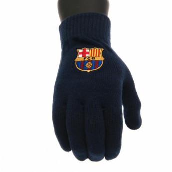 FC Barcelona mănuși de bărbați Knitted Gloves Adult
