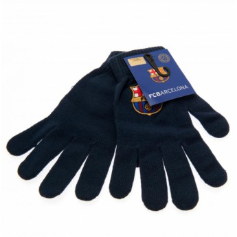FC Barcelona mănuși de bărbați Knitted Gloves Adult