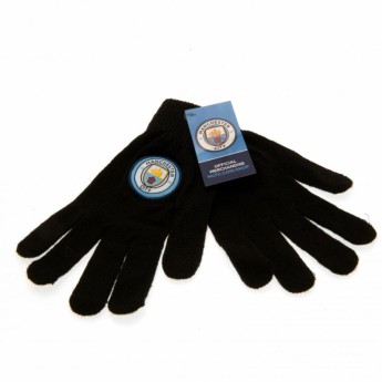 Manchester City mănuși de bebeluși Knitted Gloves Junior