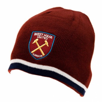 West Ham United căciulă de iarna Reversible Knitted