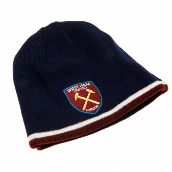 West Ham United căciulă de iarna Reversible Knitted
