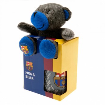 FC Barcelona set cană și ursuleț de pluș Mug and Bear Set