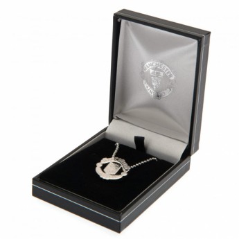 Manchester United lănțișor de gât cu pandantiv Stainless Steel Pendant & Chain