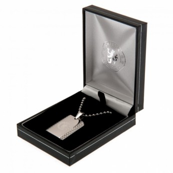 FC Chelsea lănțișor de gât cu pandantiv câine Dog Tag & Chain PT