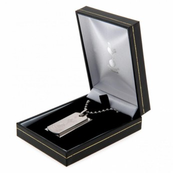Tottenham Hotspur lănțișor de gât cu pandantiv câine Double Dog Tag & Chain