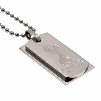 Tottenham Hotspur lănțișor de gât cu pandantiv câine Double Dog Tag & Chain