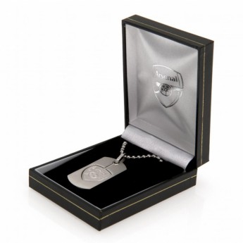 FC Arsenal lănțișor de gât cu pandantiv câine Dog Tag & Chain CO CR
