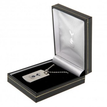 Tottenham Hotspur lănțișor de gât cu pandantiv câine Colour Crest Dog Tag & Chain