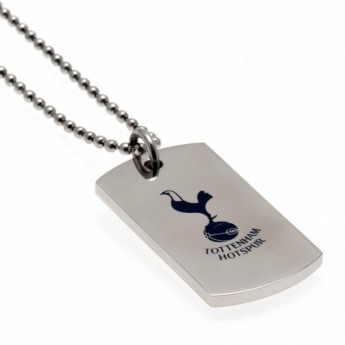 Tottenham Hotspur lănțișor de gât cu pandantiv câine Colour Crest Dog Tag & Chain