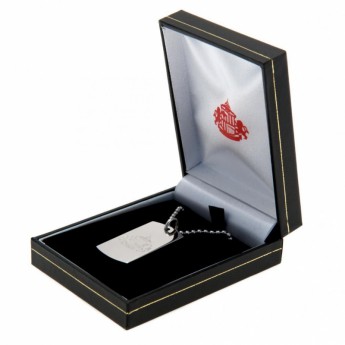 Sunderland lănțișor de gât cu pandantiv câine Engraved Dog Tag & Chain