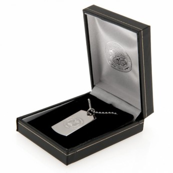 FC Celtic lănțișor de gât cu pandantiv câine Engraved Dog Tag & Chain