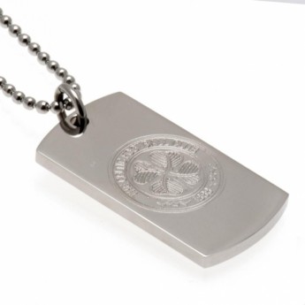 FC Celtic lănțișor de gât cu pandantiv câine Engraved Dog Tag & Chain