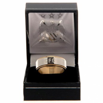 Manchester City inel Bi Colour Spinner Ring Medium EC