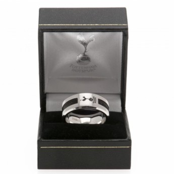 Tottenham Hotspur inel Black Inlay Small