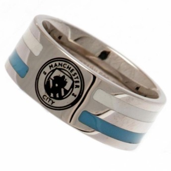 Manchester City inel Colour Stripe Ring Medium