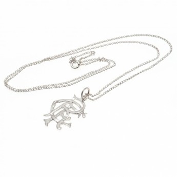 FC Rangers lănțișor de gât cu pandantiv Sterling Silver Pendant & Chain