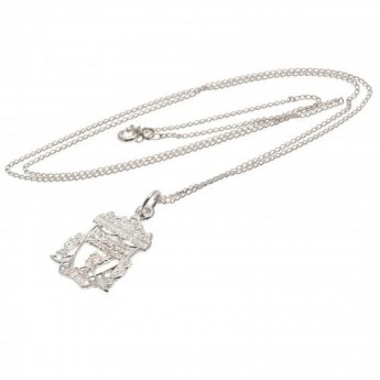 FC Liverpool lănțișor de gât cu pandantiv Sterling Silver Pendant & Chain CR