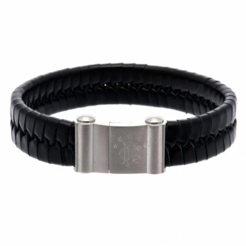 FC Rangers brățară de piele Single Plait Leather Bracelet