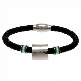 FC Celtic brățară de piele Colour Ring Leather Bracelet
