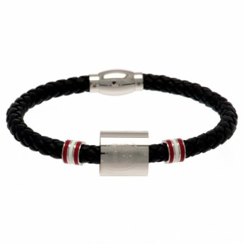 FC Arsenal brățară de piele Colour Ring Leather Bracelet