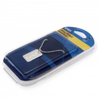 Tottenham Hotspur lănțișor de gât cu pandantiv câine Silver Plated Dog Tag & Chain