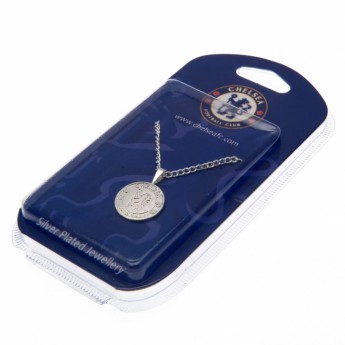 FC Chelsea lănțișor de gât cu pandantiv Silver Plated Pendant & Chain XL