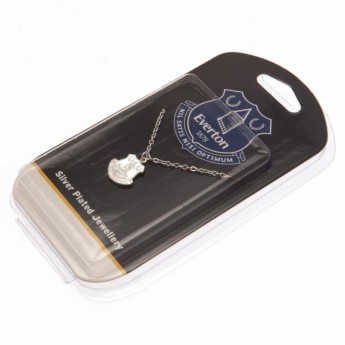 FC Everton lănțișor de gât cu pandantiv Silver Plated Pendant & Chain