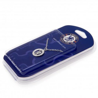 FC Chelsea lănțișor de gât cu pandantiv Silver Plated Pendant & Chain CR
