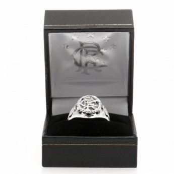 FC Rangers inel Silver Plated Crest Small