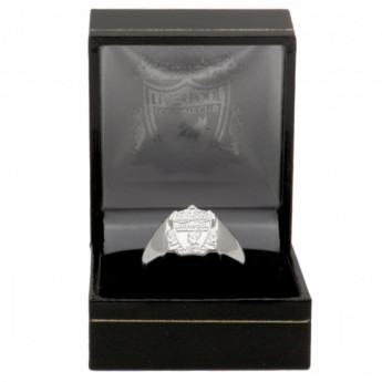 FC Liverpool inel Silver Plated Crest Medium