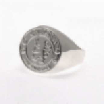 FC Chelsea inel Silver Plated Crest Ring Small