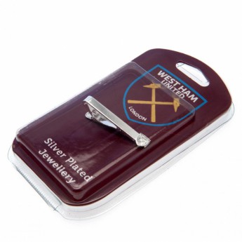 West Ham United ac de cravată Silver Plated Tie Slide