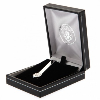 Manchester City ac de cravată Silver Plated Tie Slide