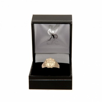 FC Liverpool inel 9ct Gold Crest Large