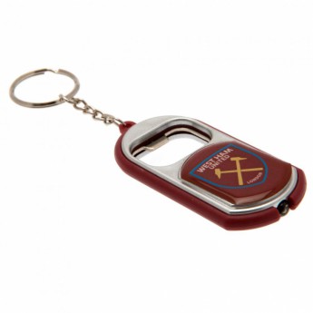 West Ham United pandantiv cu deschizător Key Ring Torch Bottle Opener