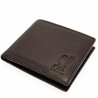 FC Liverpool portofel de piele Brown Leather Wallet