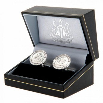 Newcastle United butoni Sterling Silver