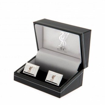 FC Liverpool butoni Silver Plated Cufflinks